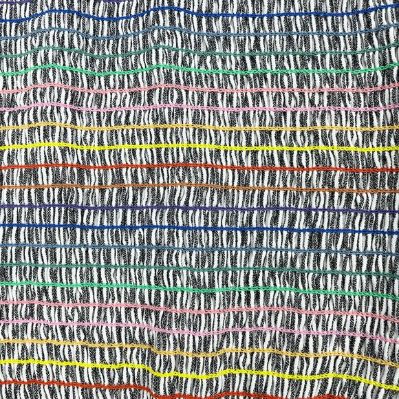 STORIA Smocked Rainbow Thread Ruffle Pull-On Mini Skirt Sz Small - Picture 8 of 9